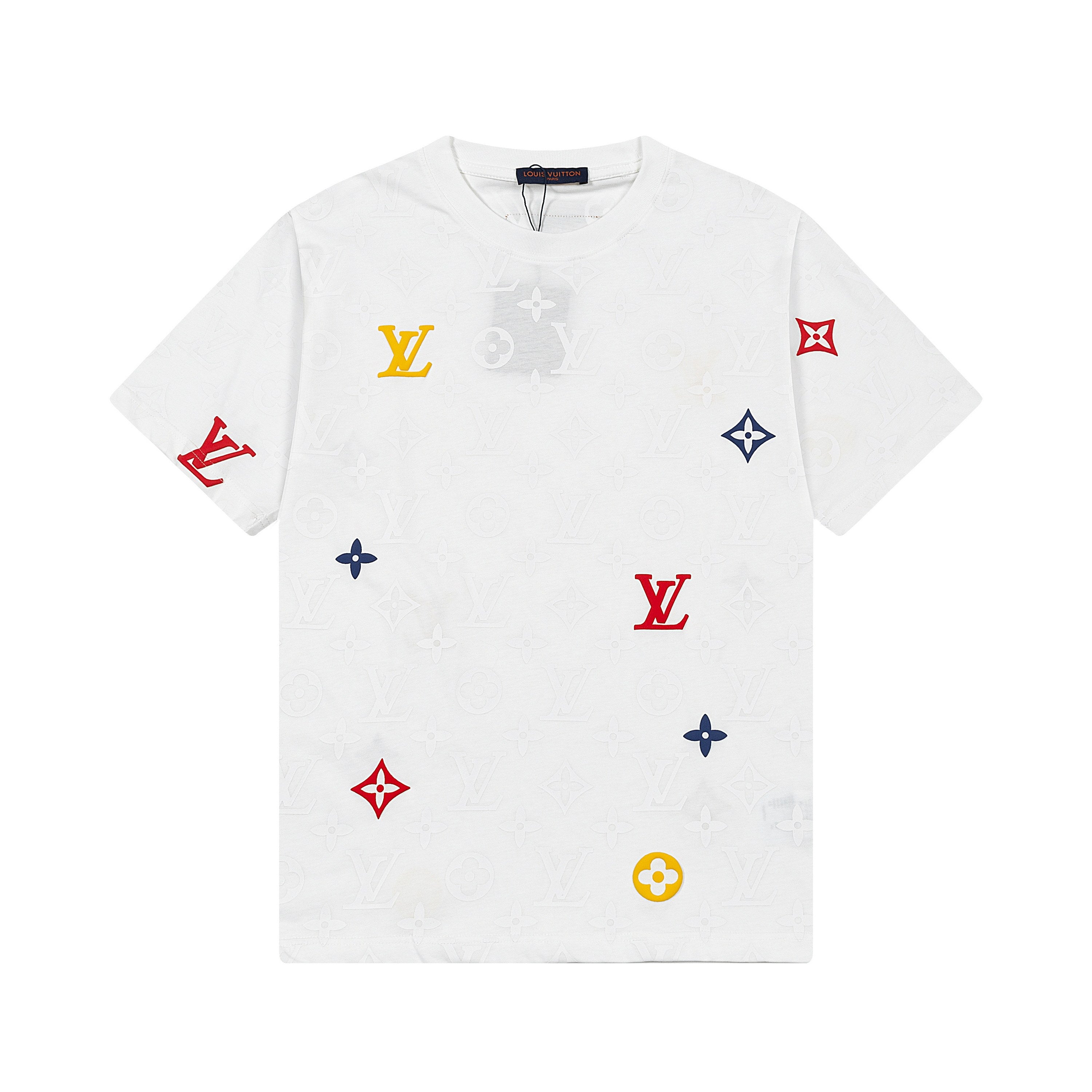 25ss New embroidery logo t-shirt