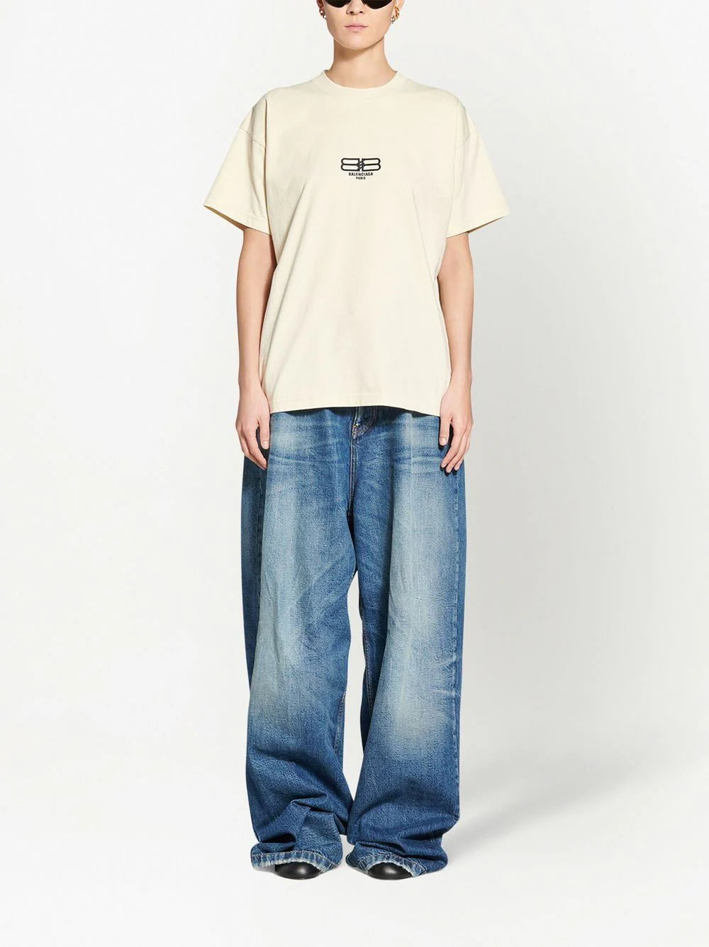 0528 logo embroidered cotton T-shirt